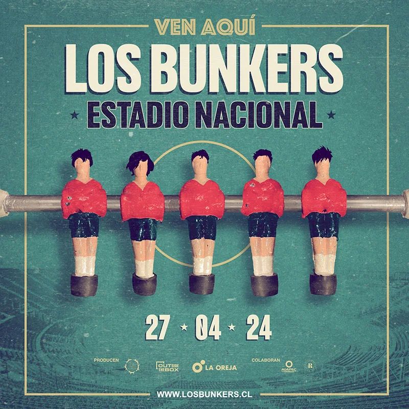Los Bunkers, Estadio Nacional Chile