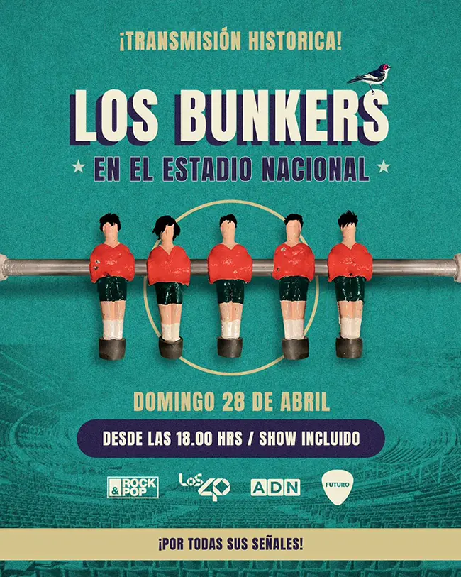 Los Bunkers, transmisión radial